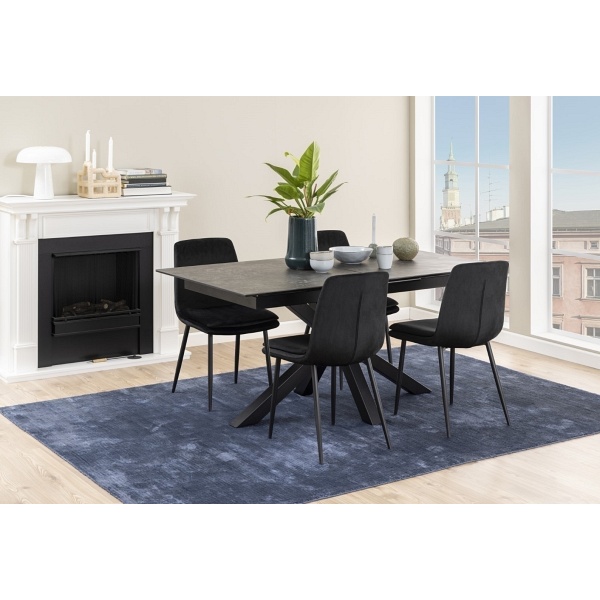 Stół Heaven rozkładany czarny - ACTONA